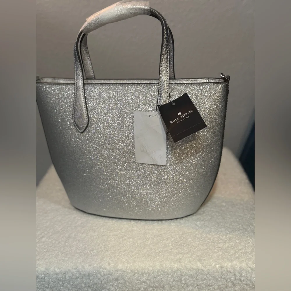 NWT Kate Spade New York glimmer leather satchel - Picture 14 of 16